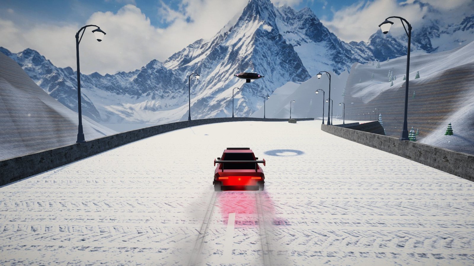 The Frozen Pass under the Alps