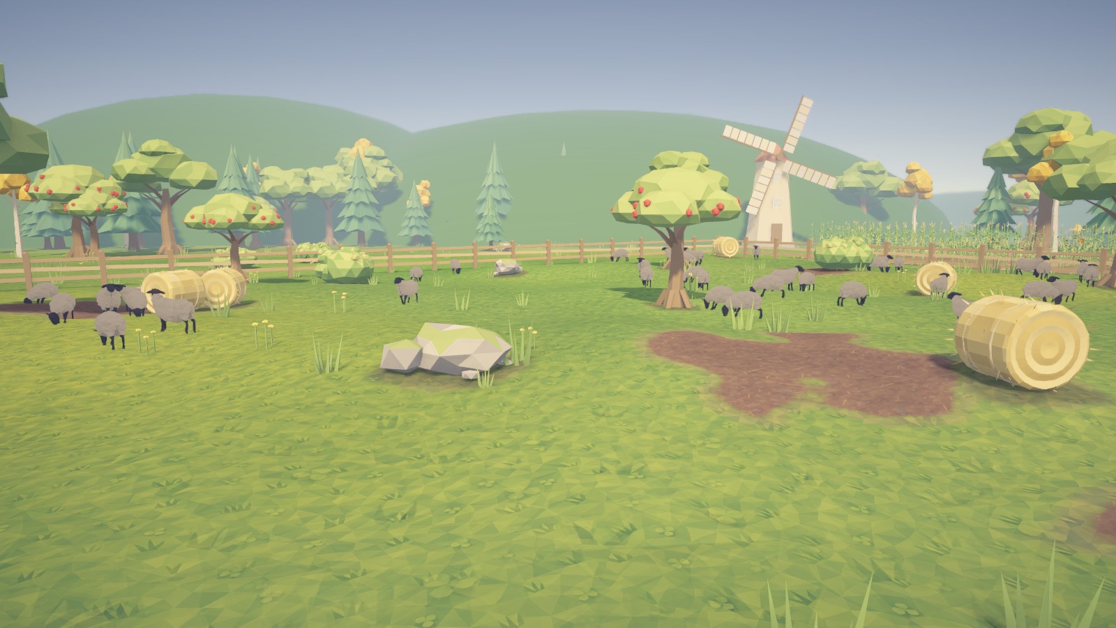 The pasture: sixty-four sheep, and one of them is not a sheep